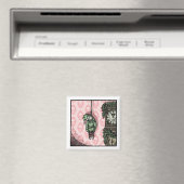 Hanged Elf Doll - Magnet Pop Gothic Holiday Magneet (Insitu (Vaatwasser))