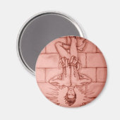 Hanged Man Tarot Card Magneet (Voorkant / Achterkant)