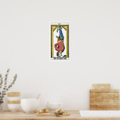 Hanged Man Tarot Card Poster (Keuken)
