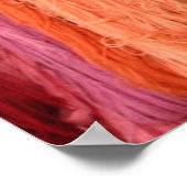 Hangen bundels van gekleurd garen poster (Hoek)