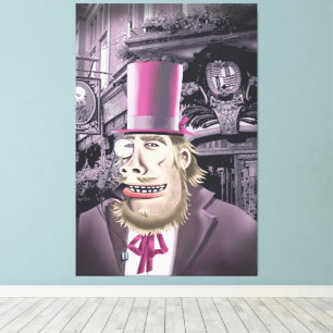 Hangen met hyde canvasafdruk canvas afdruk