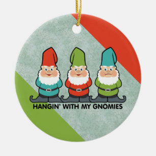 Hangen met mijn Gnomies Homies Keramisch Ornament
