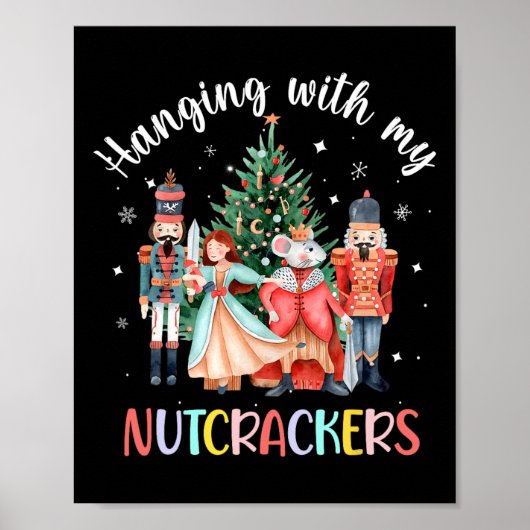 Hangen met mijn Nutcrackers Squad kerstballet Poster (Voorkant)