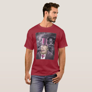 Hangend met Hyde mannen kastanjebruin T-shirt