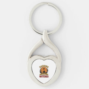Hangend Met Mijn Heksen Halloween Vintage T-shirt Sleutelhanger
