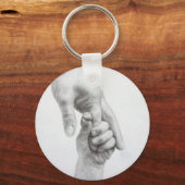 Hangende handen sleutelhanger (Voorkant)