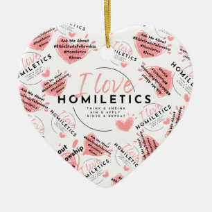 Hangende Homiletiek Hart Keramisch Ornament