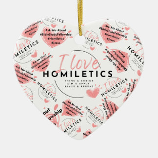 Hangende Homiletiek Hart Keramisch Ornament
