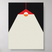 Hangende Lamp Illustratie – Moody Minimalistische Poster (Voorkant)