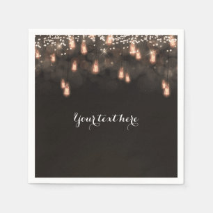  Hangende Lampen Huwelijksreceptie Servetten