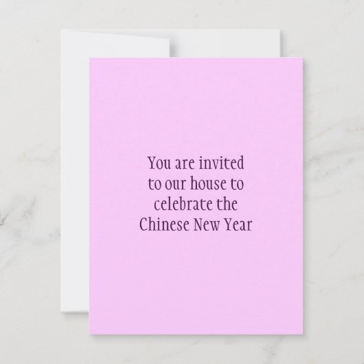 Hangende lantaarns - Paars Kaart (Achterkant)