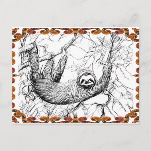 HANGENDE LUIFEL | Schilderbare Briefkaarten© Briefkaart (Voorkant)