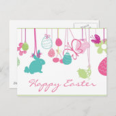 Hangende Ornamenten Feestdagenkaart (Voorkant / Achterkant)