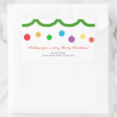 Hangende Ornamenten - Vakantie/Kerst sticker (Tas)