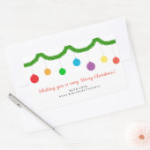 Hangende Ornamenten - Vakantie/Kerst sticker (Envelop)