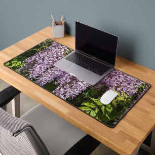 Hangende Paarse Wisteria Floral Bureaumat