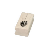 Hangende Pine Cone Kerst Rubber Art Stamp Rubberstempel (Stempel)