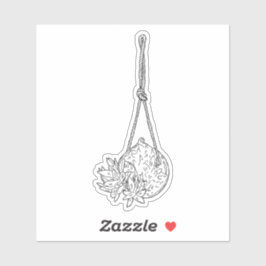 hangende succulente Sticker