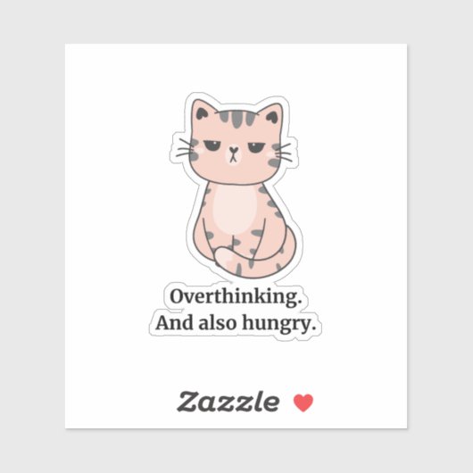 Hanger Cat Sticker (Vel)