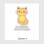 Hanger Cat Sticker (Vel)