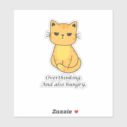 Hanger Cat Sticker (Vel)