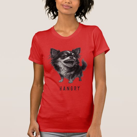 Hanger Chihuahua - Grappig Agressief Angry Scary T-shirt (Voorkant)