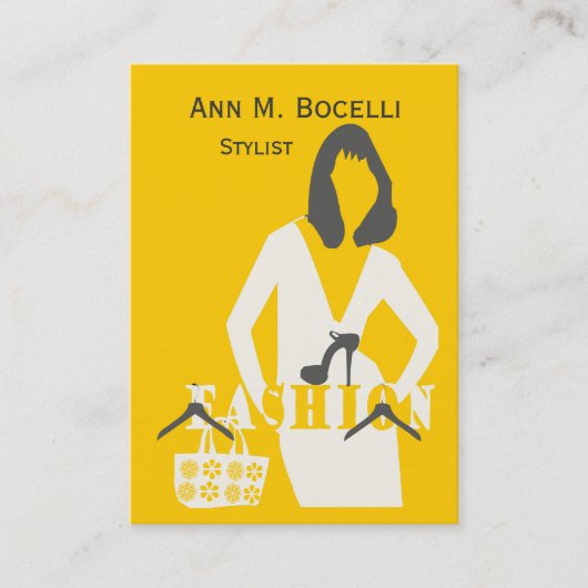 Hanger Seing Mode Designer Professional Model Visitekaartje (Voorkant)