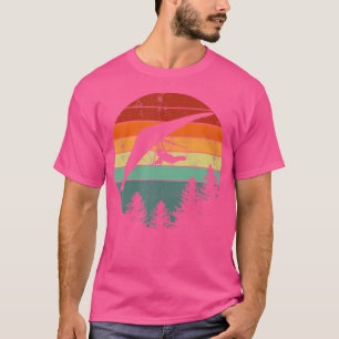 Hangglider Amerikaanse vlag hanggliden T-shirt