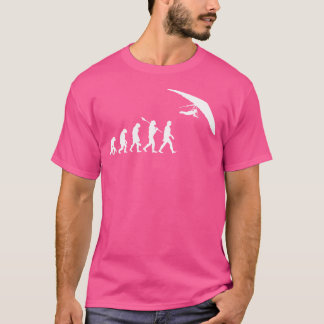 Hangglider Evolutie Amerikaanse Vlag Hanggliden T-shirt