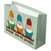 Hangin met mijn gnomen groot cadeauzakje (Voorkant Gekanteld)