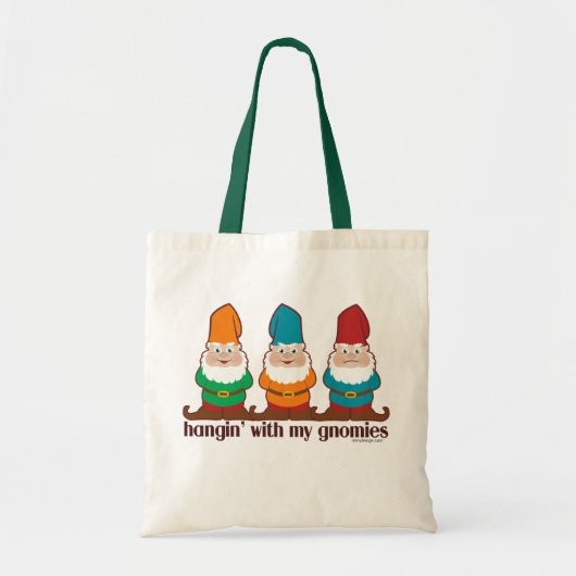 Hangin met mijn gnomen tote bag (Voorkant)
