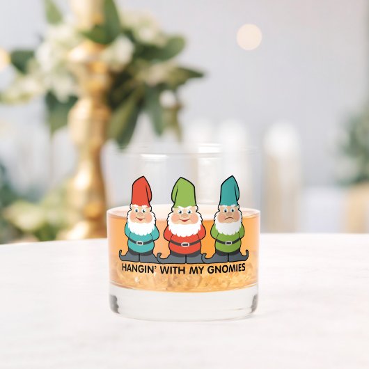 Hangin met mijn gnomen whisky glas (Insitu (Huwelijk))