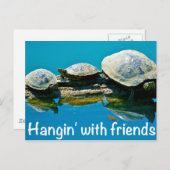 Hangin met vrienden briefkaart (Voorkant / Achterkant)