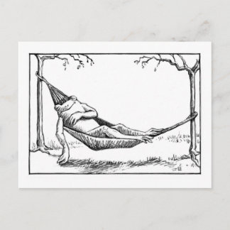 Hangin uit briefkaart