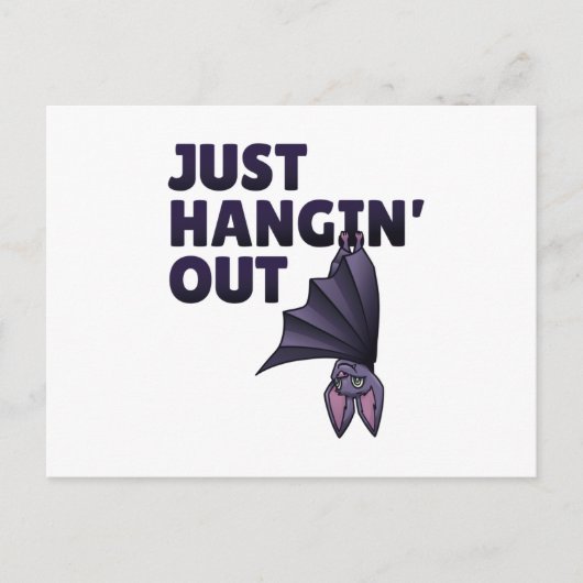 Hanging bat briefkaart (Voorkant)