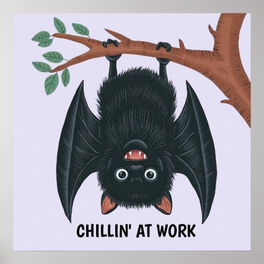 Hanging Bat Poster (Voorkant)