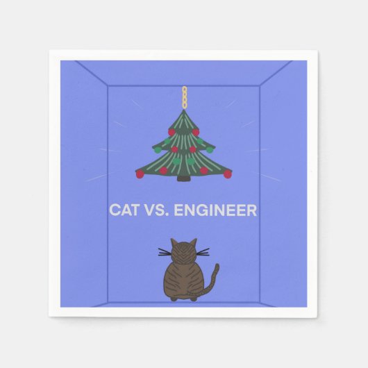 Hanging Christmas Tree versus Cat Servet (Voorkant)