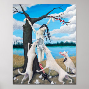 "Hanging" door het Poster Christiane Cegavske