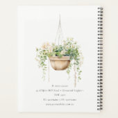 Hanging Floral House Plante Aquarelle Botanique (Dos)
