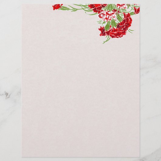 Hanging Flower ~ Letterhead (Voorkant)