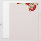 Hanging Flower ~ Letterhead (Voorkant / Achterkant)