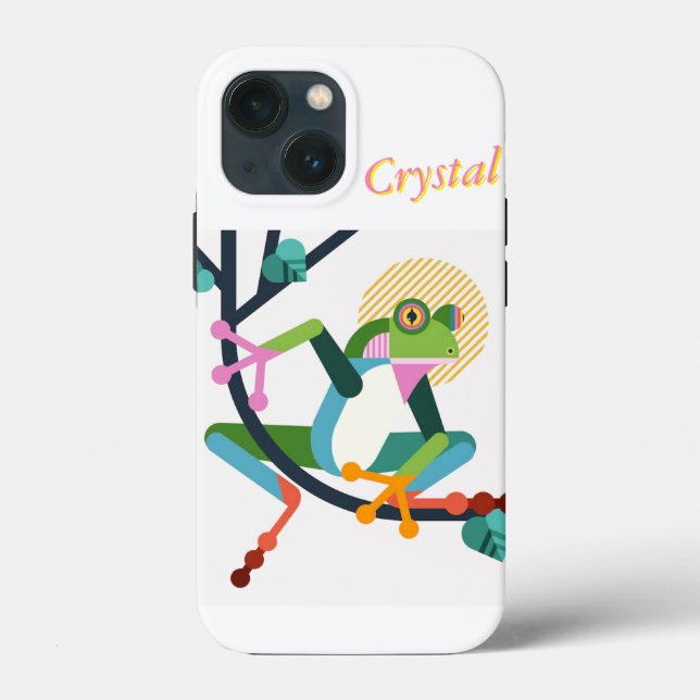 Hanging Frog Apple iPhone 13 mini Coque (Verso)