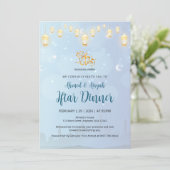 Hanging Golden Lanterns Ramadan Iftar Invitation (Debout devant)