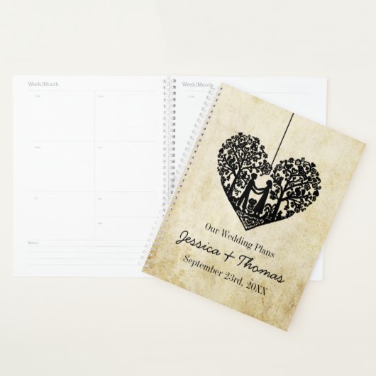 Hanging Heart Tree Vintage Wedding Collection (Devant avec enveloppe)