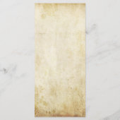 Hanging Heart Tree Vintage Wedding Menu (Dos)