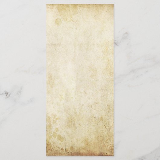 Hanging Heart Tree Vintage Wedding Menu (Dos)