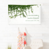 Hanging Ivy Greenery Wedding Spandoek (Insitu)