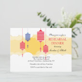 Hanging Lantern Invitation Kaart (Staand voorkant)