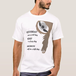 Hanging luie slaapsloep t-shirt