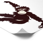 Hanging Monkey Poster (Hoek)